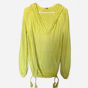 FREE PEOPLE Brand Chartreuse Sweater